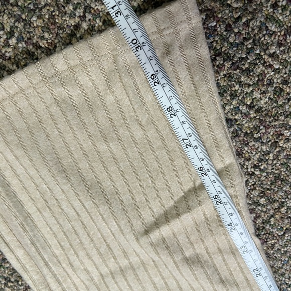 Blashe ribbed pants, women’s size medium, beige, new with tags - Picture 9 of 12